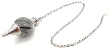 Pêndulo sphère Quartzo Turmalina 4cm