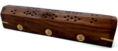 Porta-Incenso Madeira Estojo OM 30cm