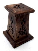 Porta-Incenso Cones Madeira Mini Tour 10cm