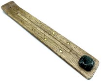 Porta-Incenso Madeira Ski 25cm + Labradorita