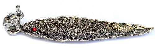 Porta-Incenso Métal Eléphant 21cm