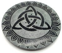 Porta-Incenso Pedra Rond Trinité 10cm