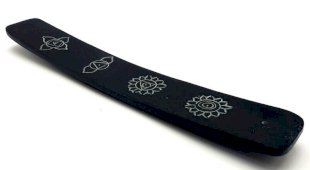 Porta-Incenso Pedra Ondulé Motifs 25cm