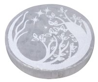 Porta-Incenso Selenite Rêves Féériques 10cm