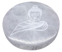 Porta-Incenso Selenite Buda 10cm