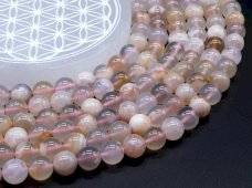 Perles Ágata Cereja 10mm sobre fil 40cm