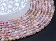 Perles Ágata Cereja 6mm sobre fil 40cm