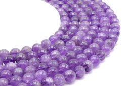 Perles Ametista 'Purple Light' 10mm sobre fil 40cm