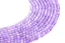 Perles Ametista 'Purple Light' 4mm sobre fil 40cm