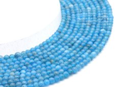 Perles Apatite 'AAA' 4mm sobre fil 40cm