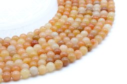 Perles Aventurina Orange 6mm sobre fil 40cm