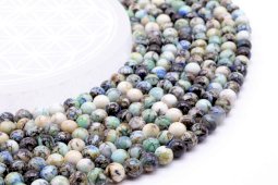 Perles Baryte 'AAA' 6mm sobre fil 40cm