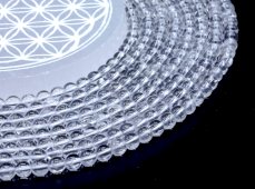 Perles Cristal de Rocha 6mm sobre fil 40cm