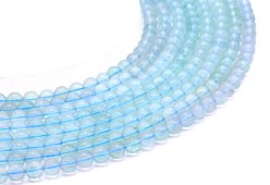 Perles Fluorita Azul 'AA' 6mm sobre fil 40cm