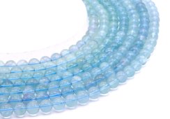 Perles Fluorita Azul 'AA' 8mm sobre fil 40cm