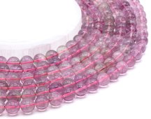 Perles Fluorita Violette 10mm sobre fil 40cm