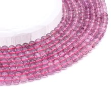 Perles Fluorita Violette 6mm sobre fil 40cm