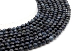 Perles Olho de Falcão 'AA' 6mm sobre fil 40cm