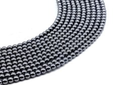Perles Hematite 4mm sobre fil 40cm