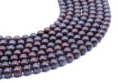 Perles Jaspe Arc-en-Ciel 8mm sobre fil 40cm