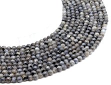 Perles Larvikite 4mm sobre fil 40cm