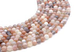 Perles de Lua Multi 6mm sobre fil 40cm