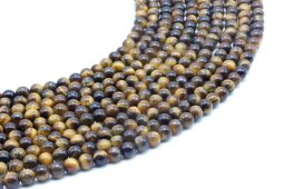 Perles Olho de Tigre 4mm sobre fil 40cm