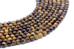 Perles Olho de Tigre 6mm sobre fil 40cm