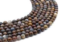 Perles Pietersite 8mm sobre fil 40cm