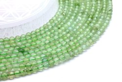 Perles Prehnite 4mm sobre fil 40cm