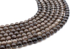 Perles Quartzo Fumé 8mm sobre fil 40cm