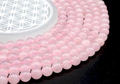 Perles Quartzo Rosa 10mm sobre fil 40cm