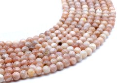 Perles de Sol 'AA' 6mm sobre fil 40cm