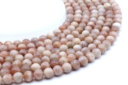 Perles de Sol 'AA' 8mm sobre fil 40cm