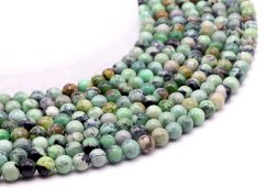 Perles Variscite 6mm sobre fil 40cm