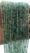Perles facettées Aventurina Verde 3mm sobre fil 40cm