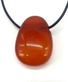 Cornalina rolada Perfurada 3cm