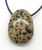 Jaspe Dalmatien rolada Perfurada 3cm