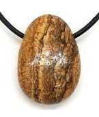 Jaspe Paysage rolada Perfurada 3cm