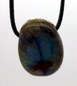 Labradorita 'B' rolada Perfurada 3cm