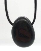 Turmalina Preta rolada Perfurada 3cm