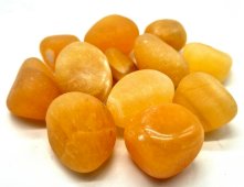 Calcita Orange 'AB' roladas 200g