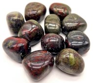 Jaspe Sangue de Dragão 'A' roladas 200g