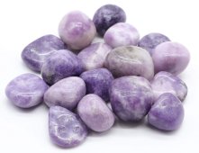 Lepidolite 'AB' roladas 200g