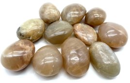 Pedra de Lua 'AB' roladas 200g