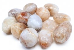 Quartzo Hematóide 'A' rolado 200g
