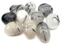 Quartzo Turmalina 'A' roladas 200g