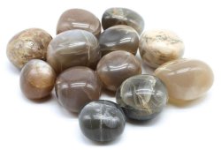 Pedra de Sol Preta roladas 200g