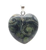 Pendente Coração Jaspe Kambaba 2.5cm
