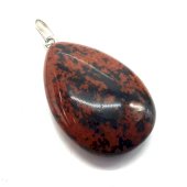 Pendente Larme Obsidiana Mahogany 3cm